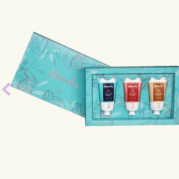 kit de luvas para as mãos: Aloe vera, Romã gramada e  karité.