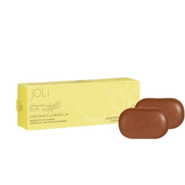 Sabonete em barra Joli Coconut & Vanilla O2 unidades 90g cada
