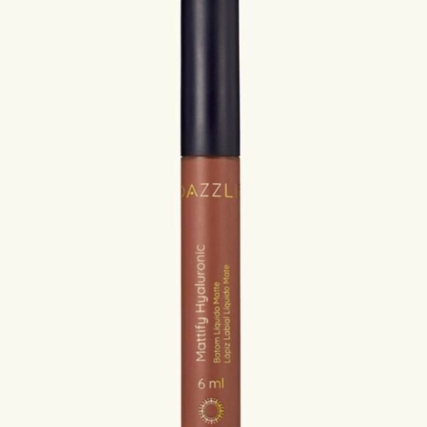 Batom Líquido Matte Mattify Dazzle 6ml Terracota.