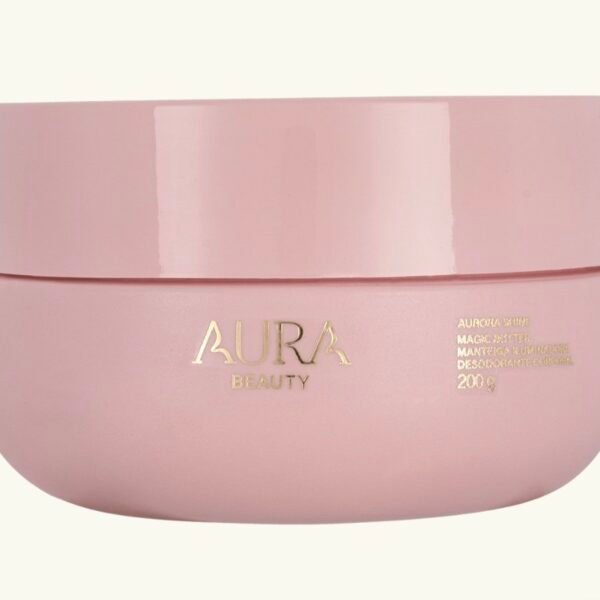 Aura Shine Magic Butter Manteiga Iluminadora Desodorante Corporal Jade Picon 200g