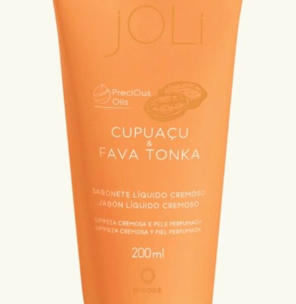 Sabonete Líquido Cremoso Joli Cupuaçu & Fava Tonka 200ml