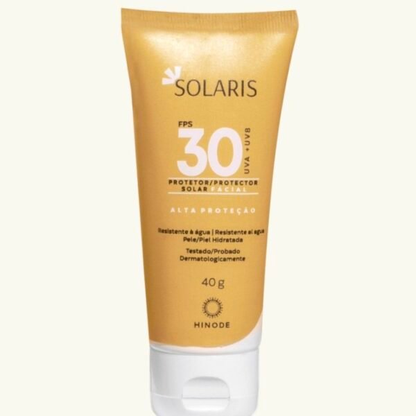 Protetor Solar Facial Solaris UVA e UVB FPS 30 40g