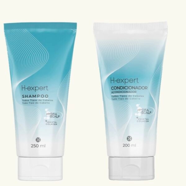 Kit Shampoo e Condicionador H-Expert Para todos os tipos de cabelos