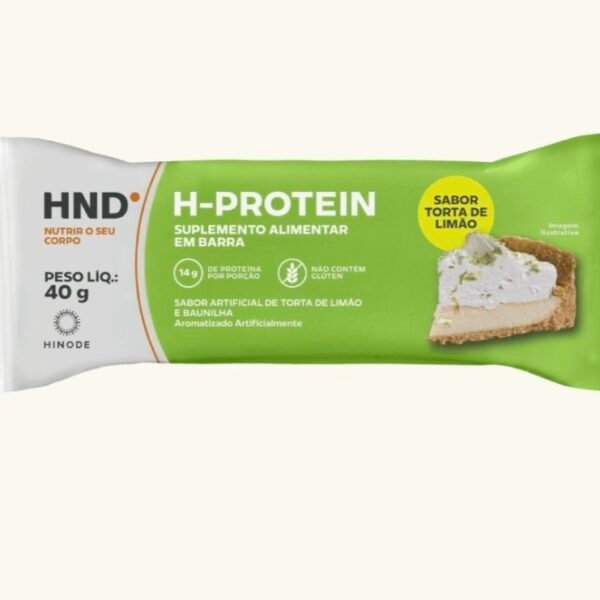 H- Protein Suplemento Alimentar em barra Sabor Torta de Limão HND 40g