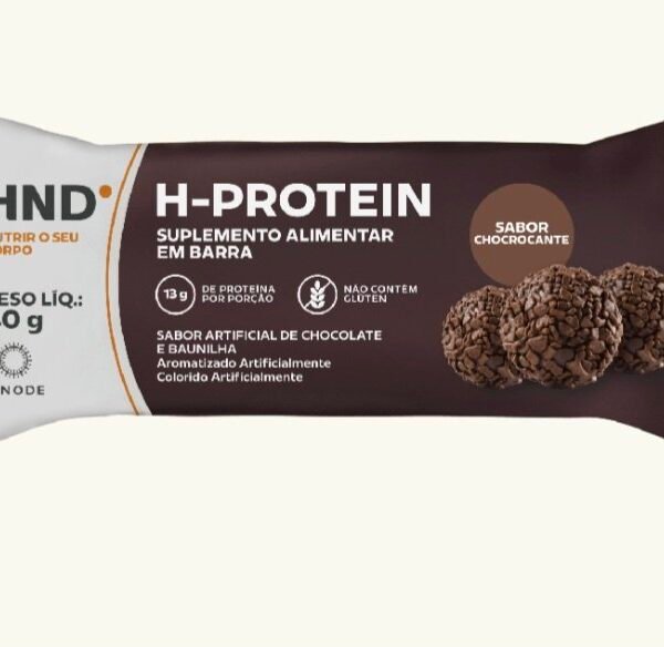 H- Protein Suplemento Alimentar em barra Sabor Chocrocante HND 40g