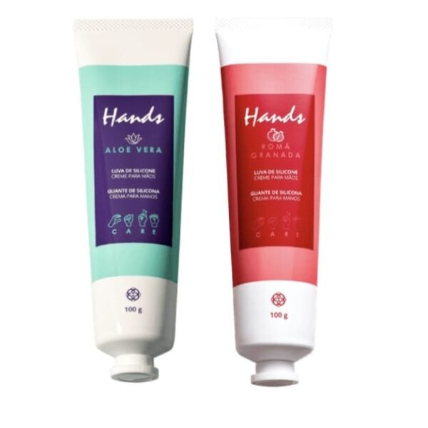 Promoção Kit Luva De Silicone para As Mãos Hands 100g