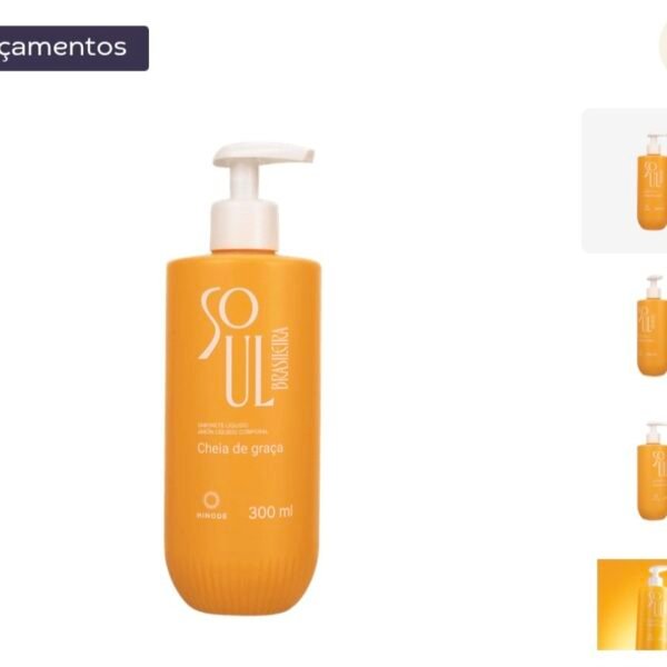 Sabonete Líquido Soul Brasileira Cheia de Graça 300ml